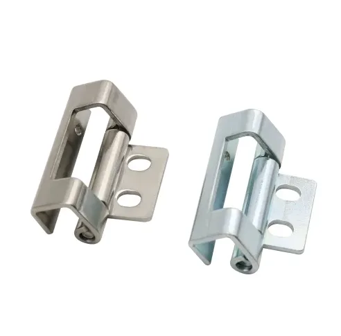 Bisagra industrial empotrada para armarios de 71 × 30 mm