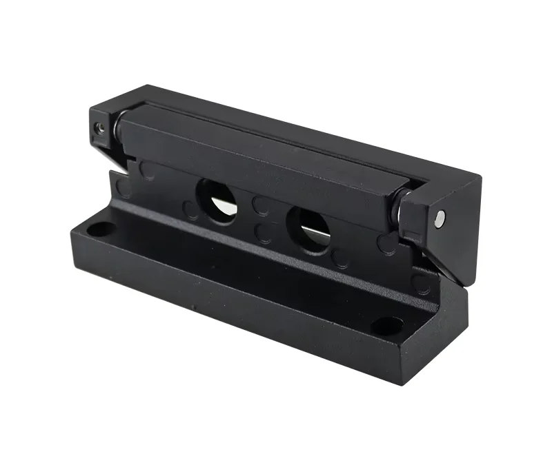 Bisagra oculta negra para armario industrial138×47 mm