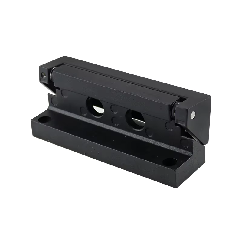 Bisagra oculta negra para armario industrial138×47 mm