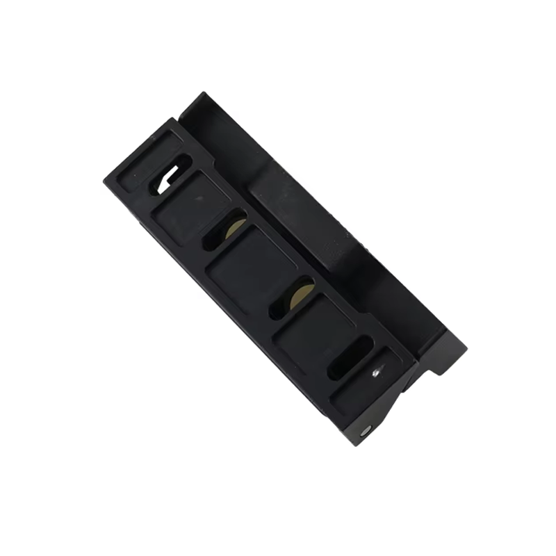 Bisagra oculta negra para armario industrial138×47 mm