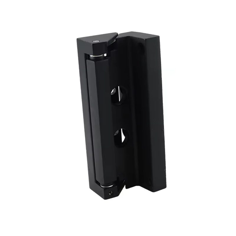 Bisagra oculta negra para armario industrial138×47 mm