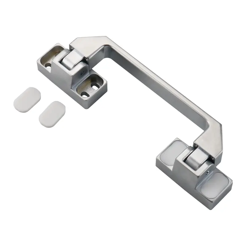 Asa plegable de zinc mate fijación frontal para maquinaria