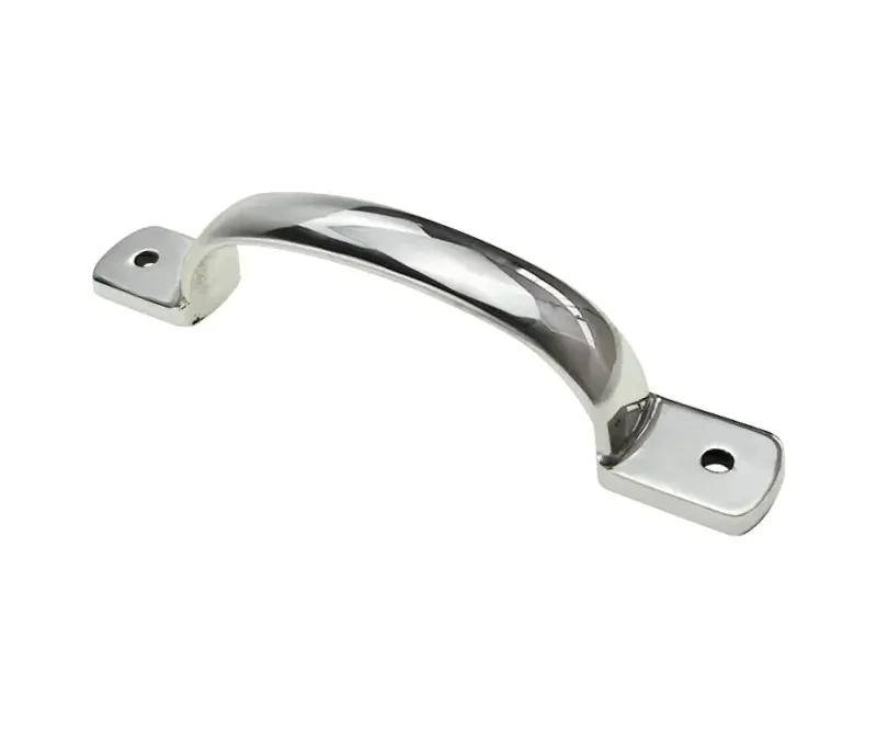 Asa de puente redondeada de acero inox para tabla de cortar
