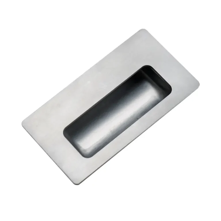 Asa de acero inoxidable cepillado para puertas de cajas eléctricas
