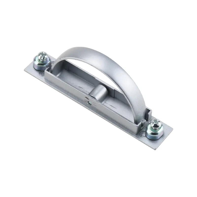 Asa de zinc pivotante semi-circular para cajón