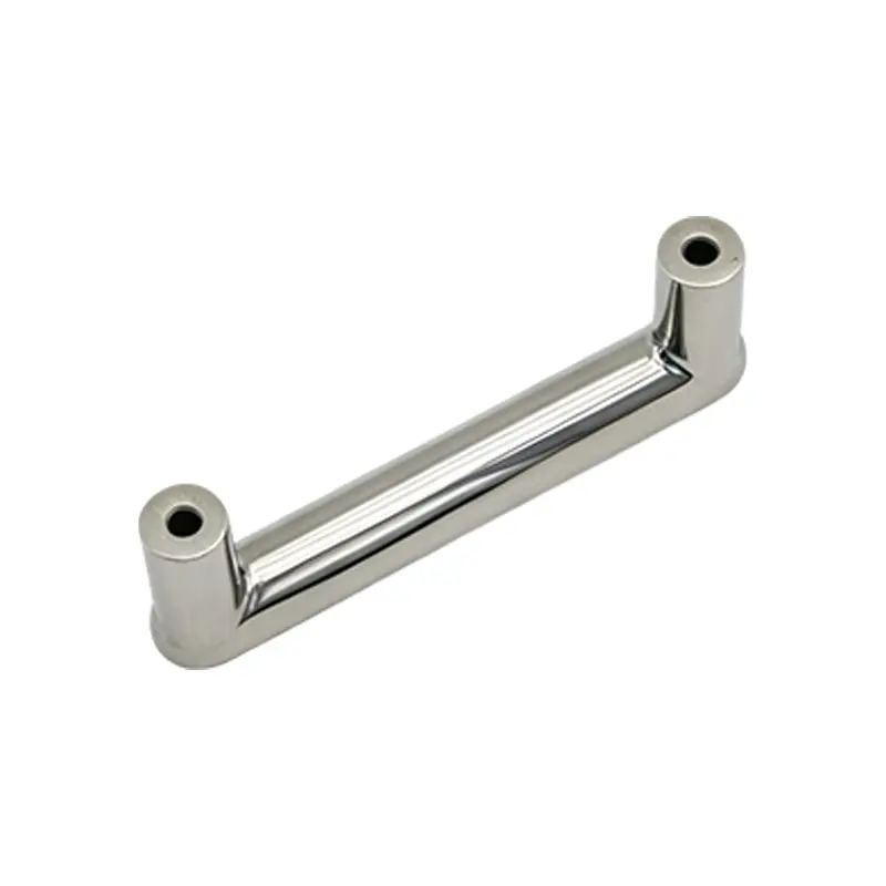 Asa elevada de acero inoxidable con soportes cilíndricos