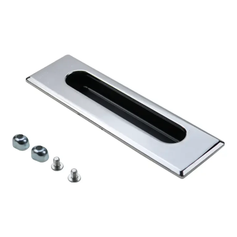 Asa de zinc cromado para cajón y mueble142x42mm