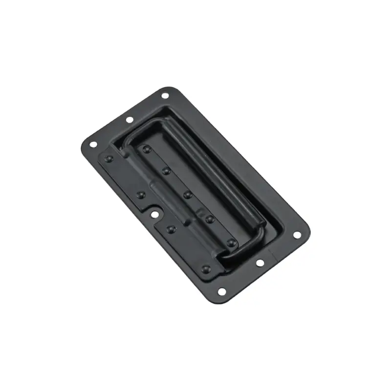 Asa empotrada con muelle retorno para flight cases y audio