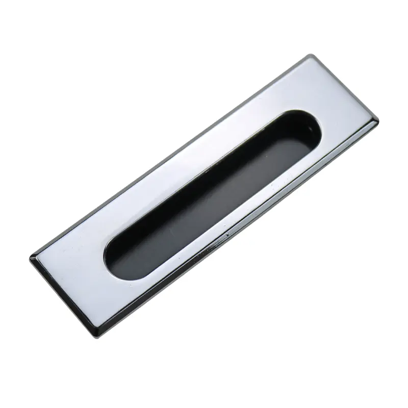 Asa empotrada rectangular de zinc cromado