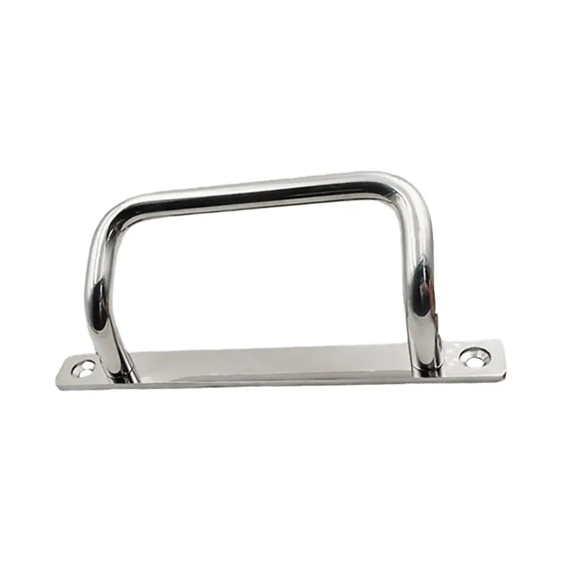 Asa inclinada de doble curva en aluminio o acero inoxidable