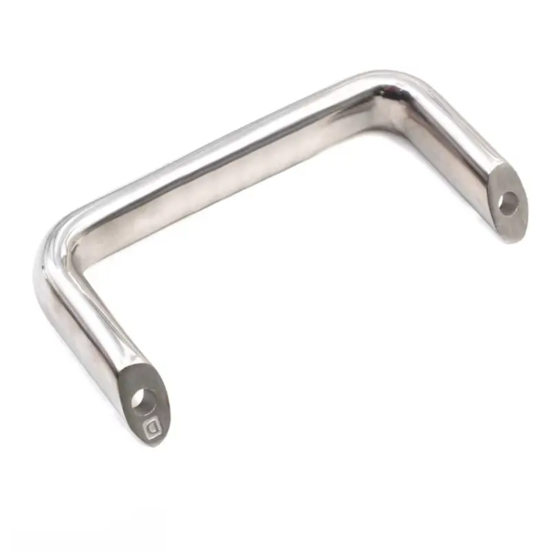 Asa U inclinada de acero inoxidable pulido 125×62.5 mm