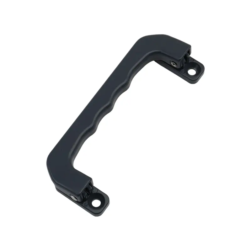 Asa plegable de aluminio negro en posición abierta