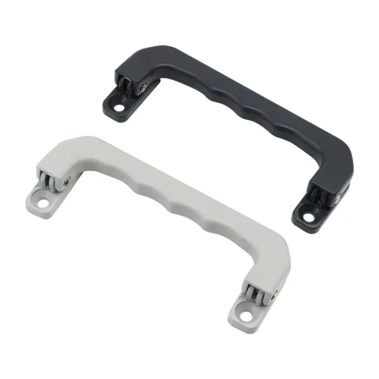 Tirador industrial con retorno automático para cajas y armarios