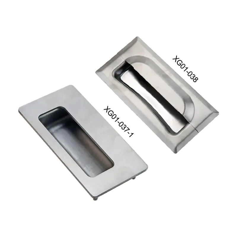 Asas de acero inoxidable en 2 medidas (100x54 y 128x62 mm)