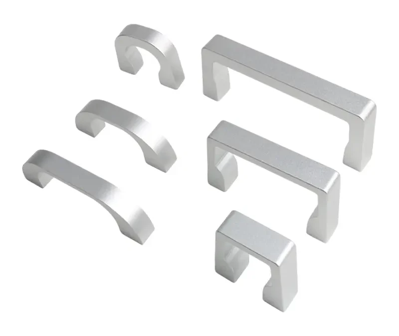 Asa pequeña de aluminio en arco para muebles