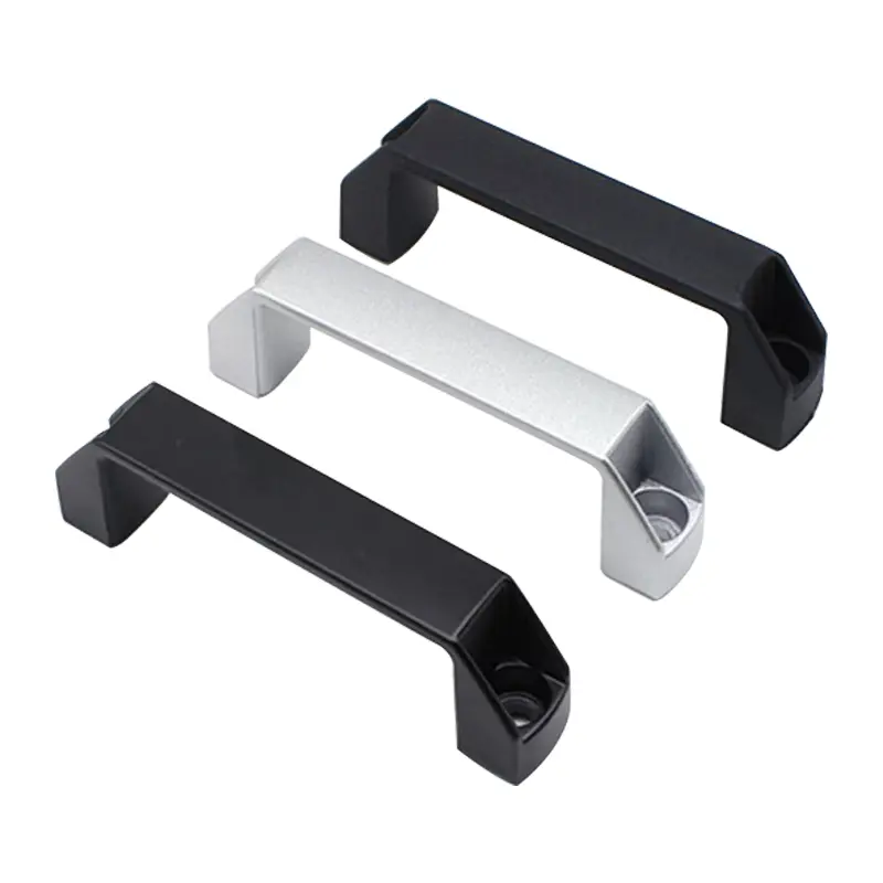 Asas de aluminio y ABS en colores negro y plateado