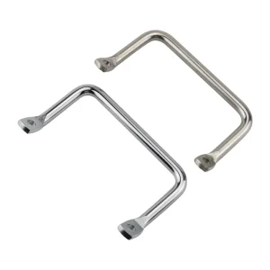 Asas en U con base a 45°, inoxidable y cromo