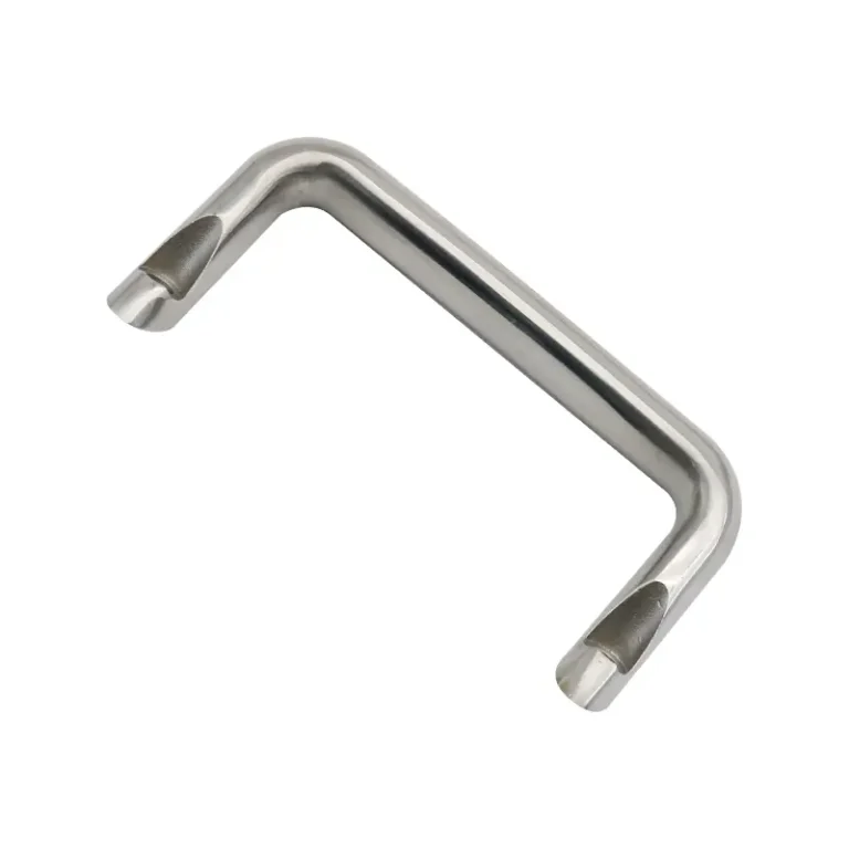 Asa U inclinada de acero inoxidable pulido 125×62.5 mm