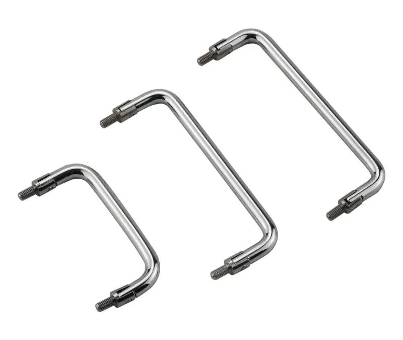 Asa plegable metálica industrial con rosca M4 y giro 90°
