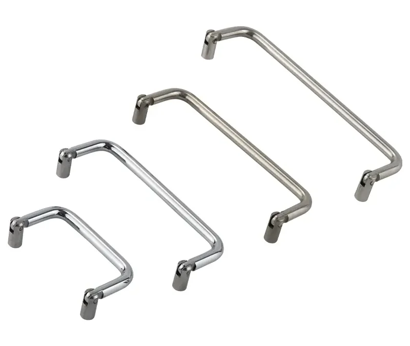 Asa tubular U industrial metálica con rosca M4