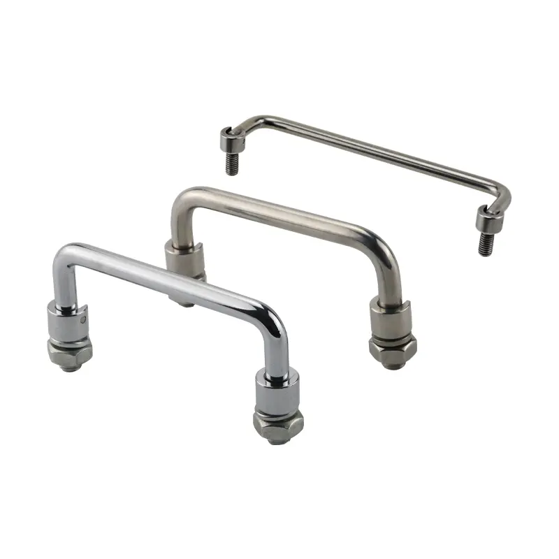 Asas plegables en varias medidas, acero inoxidable y acero cromado