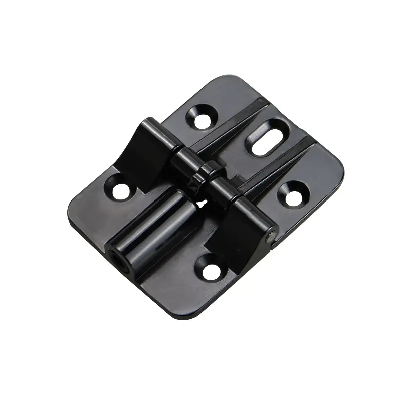 Bisagra ajustable de zinc en acabado negro