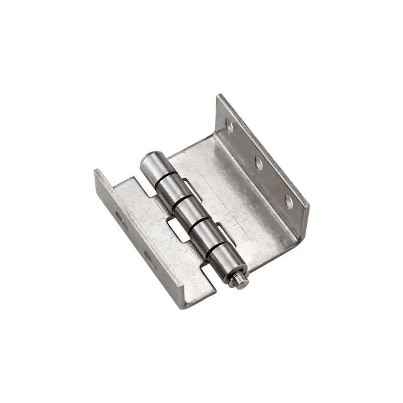 Bisagra doble plegable de acero inoxidable para cajas metálicas