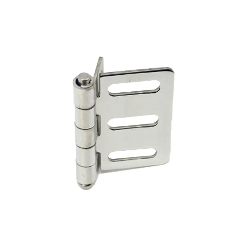 Bisagra asimétrica para puertas elevables de armarios