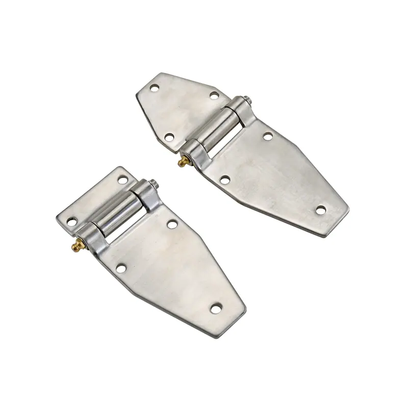 Bisagra con engrasador y 6 agujeros de Ø6.5 mm