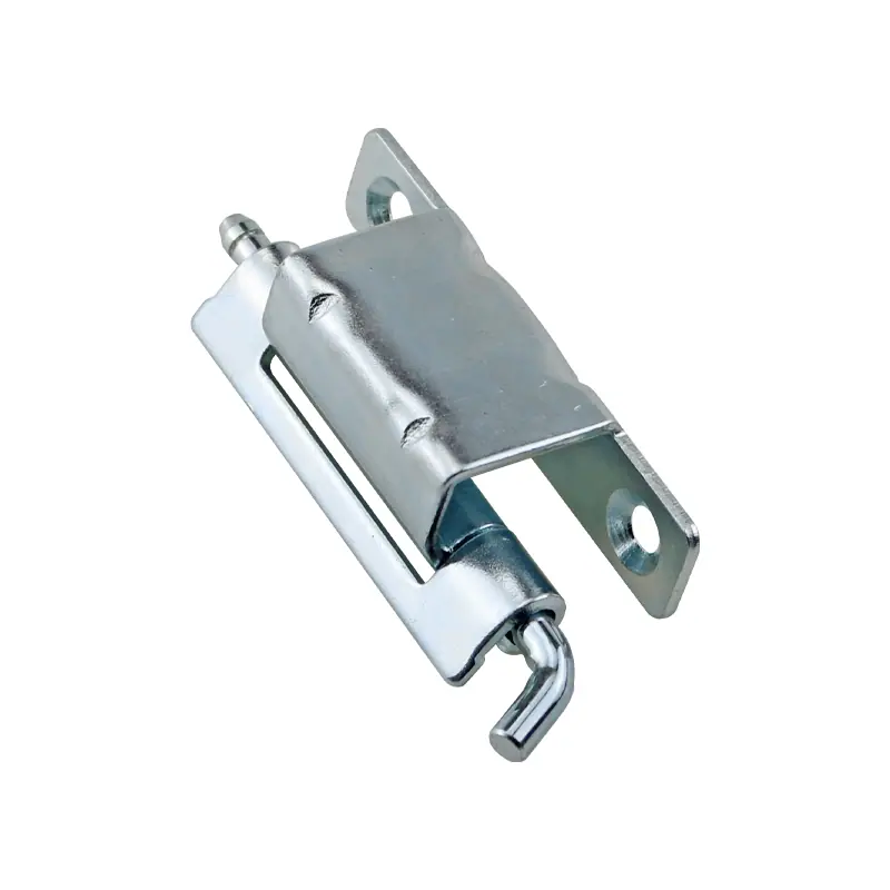 Bisagra con pasador de seguridad y clip