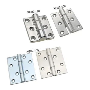 Bisagra de 6 y 8 agujeros en acero inox. o carbono