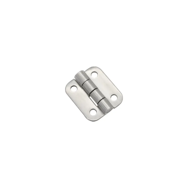 Bisagra de acero inox. con agujeros redondos