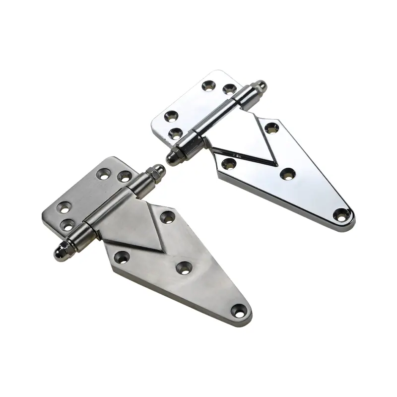 Bisagra de ala triangular con acabado zinc cromado