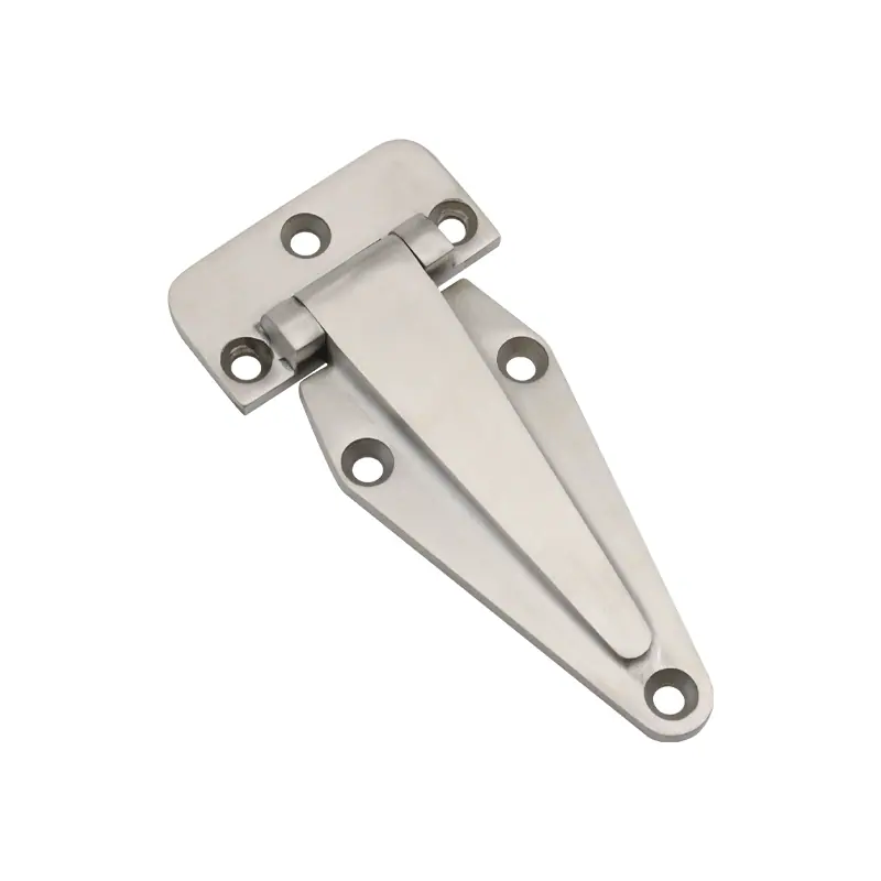 Bisagra de brazo cónico inox. 304 cepillada