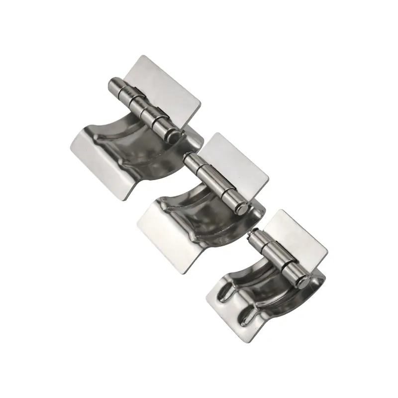 Bisagra de brazo curvo inox. 304