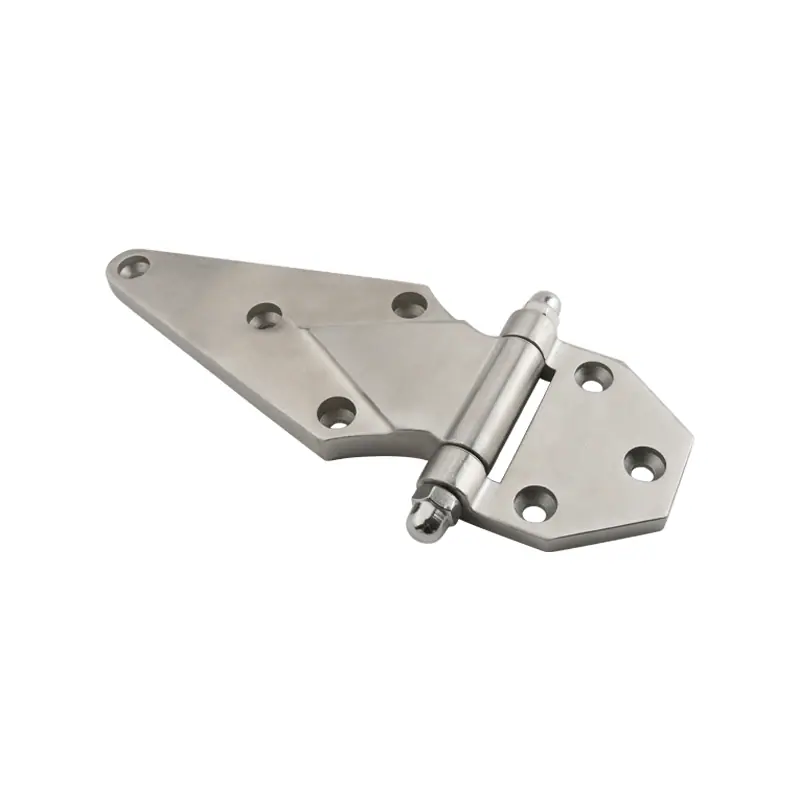 Bisagra de brazo extendido inox. 304 cepillada