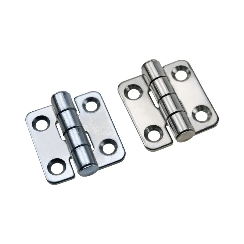 Bisagra de cuatro agujeros en inox. o carbono