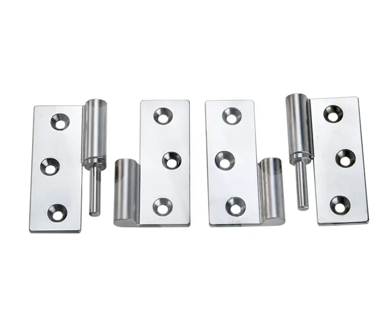 Bisagra desmontable para puertas de armarios sanitarios