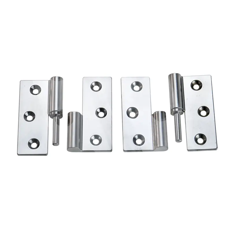 Bisagra desmontable para puertas de armarios sanitarios