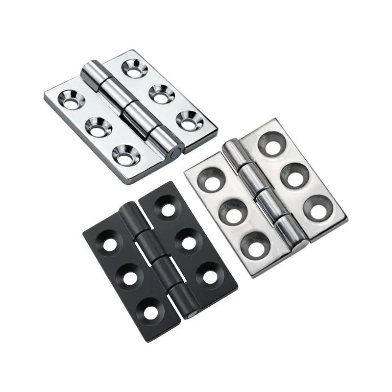 Bisagra de seis agujeros de zinc e inox. 304