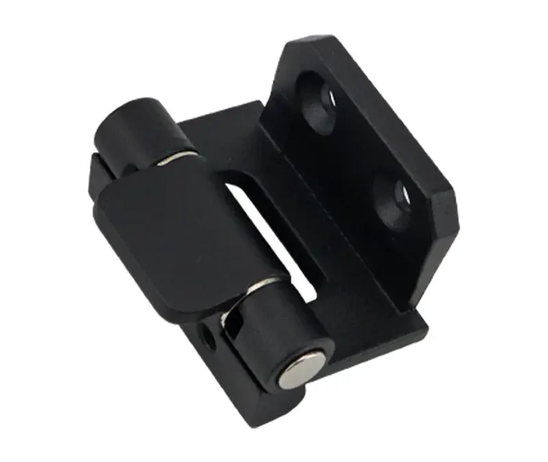 Bisagra desmontable macho-hembra para puertas de cajas metálicas