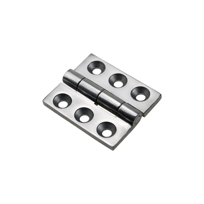 Bisagra industrial con agujeros avellanados