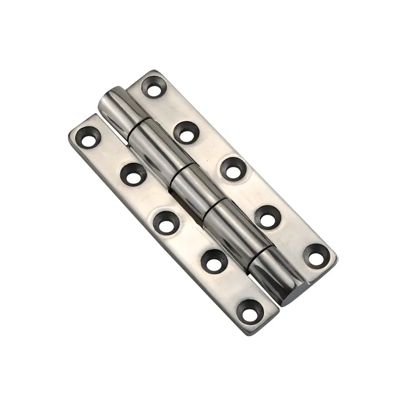 Bisagra inox. 304 espejo de 10 agujeros