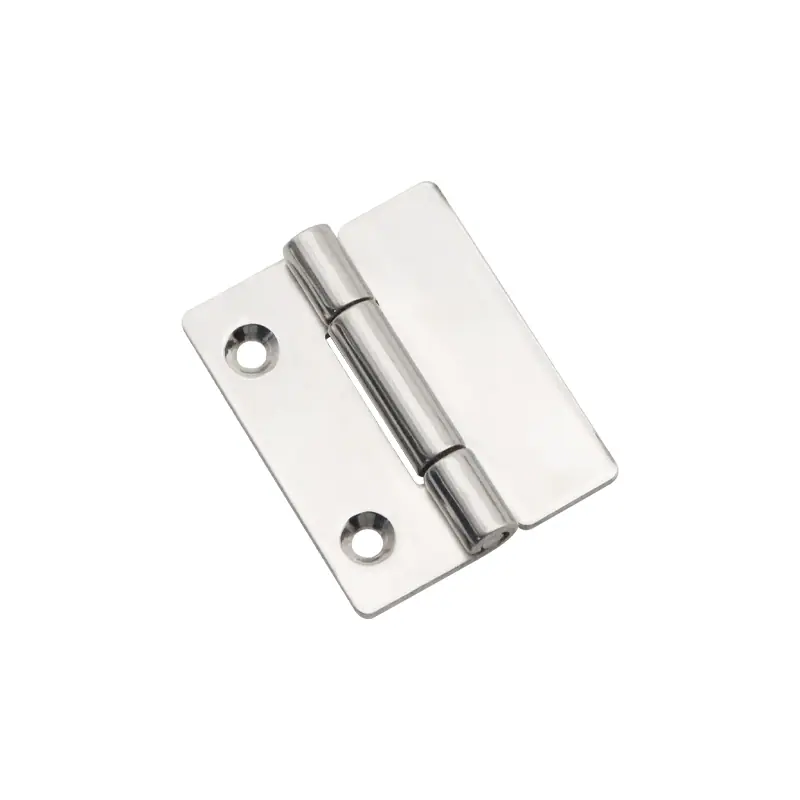 Bisagra inox. espejo abierta a 180°