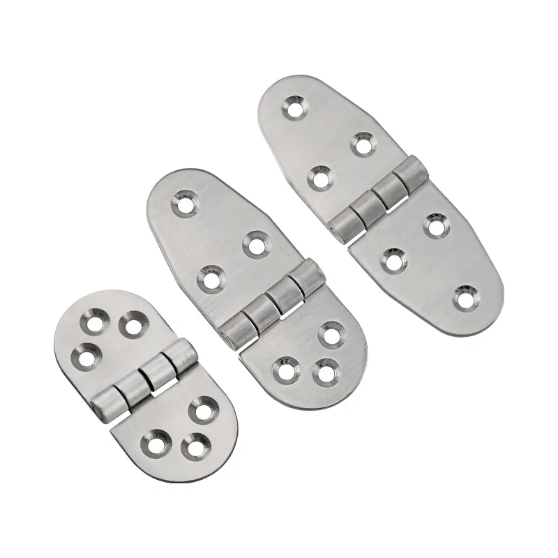Bisagra ovalada inox. 304 cepillada