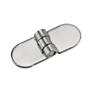 Bisagra ovalada sin agujeros inox. 304