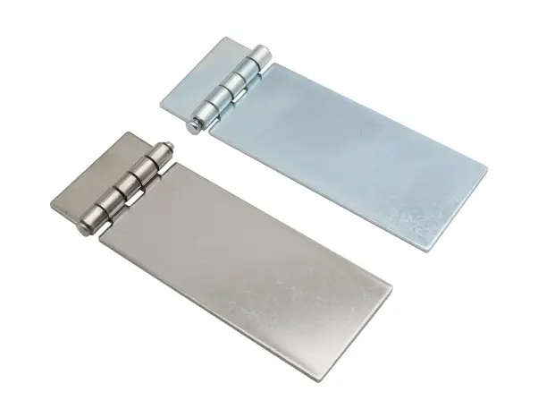 Bisagra soldable sin agujeros asimétrica de 8 pulgadas