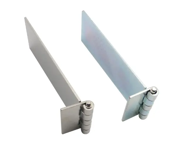 Bisagra soldable sin agujeros asimétrica de 8 pulgadas