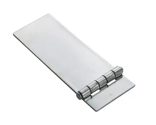 Bisagra soldable sin agujeros asimétrica de 8 pulgadas