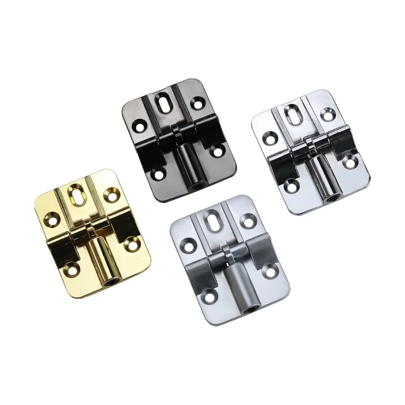 Bisagras ajustables en negro, dorado y plata